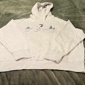 New Mens XXL AMERICAN EAGLE Relaxed fit Snoopy hoodie.